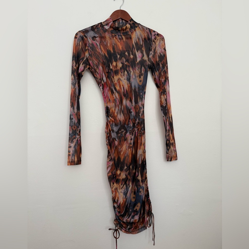 Miss Lola Mesh Cut Out Dress NWT